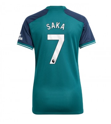 Arsenal Bukayo Saka #7 Tredje trøje Dame 2023-24 Kort ærmer